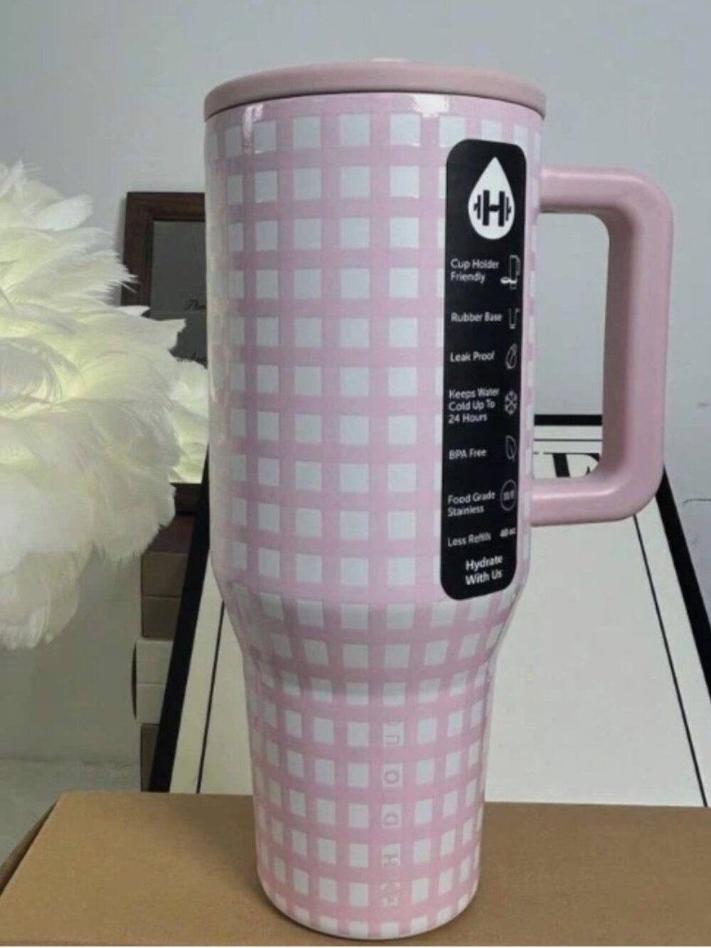 HydroJug Traveler 40 oz Pink with Box